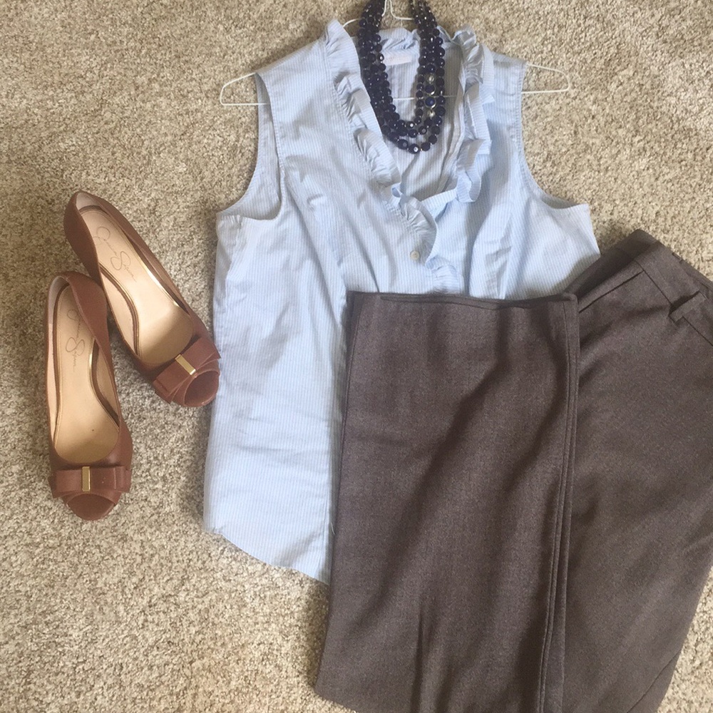 Gap Brown Speckled Dress Pants